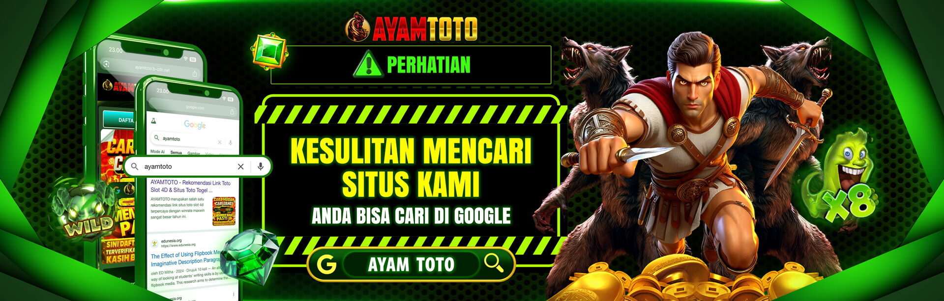CARI KAMI DI GOOGLE AYAM TOTO